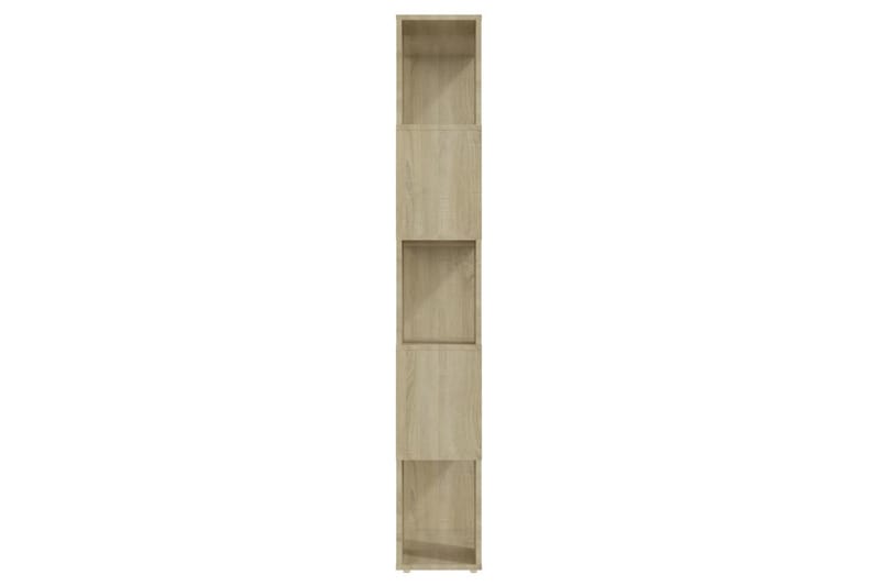 Bokhylla Rumsavdelare sonoma-ek 60x24x155 cm - Brun - Förvaring - Hyllor - Bokhylla