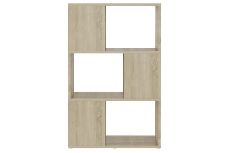 Bokhylla Rumsavdelare sonoma-ek 60x24x94 cm spånskiva - Brun - Förvaring - Hyllor - Bokhylla