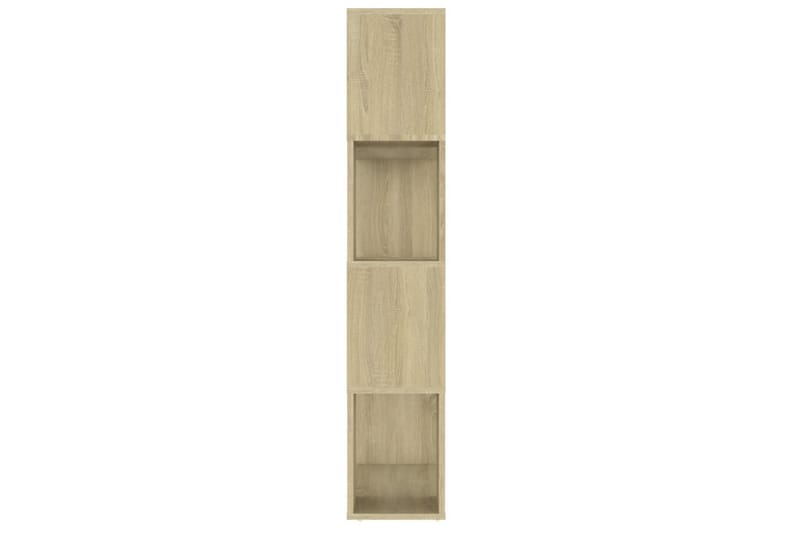 Bokhylla Rumsavdelare sonoma-ek 80x24x124,5 cm spånskiva - Brun - Förvaring - Hyllor - Bokhylla