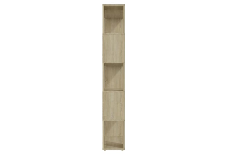 Bokhylla rumsavdelare sonoma-ek 80x24x155 cm spånskiva - Brun - Förvaring - Hyllor - Bokhylla