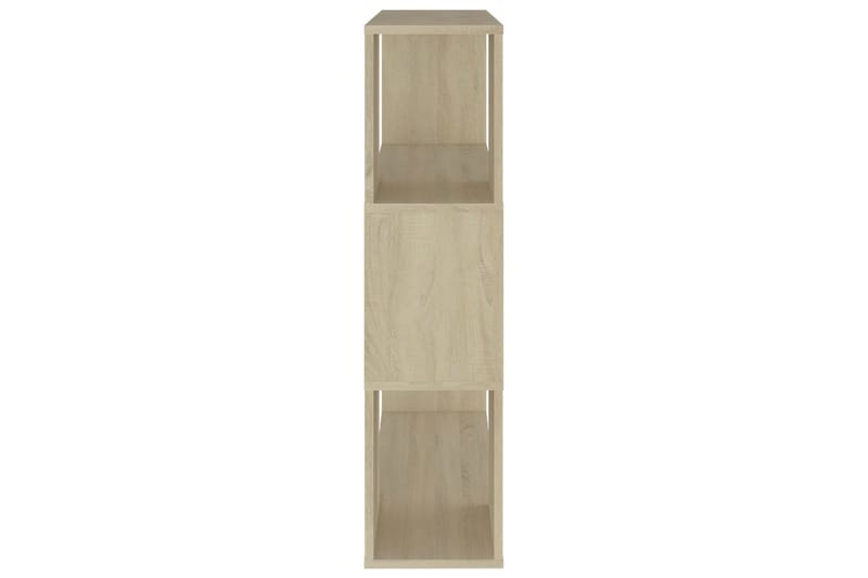 Bokhylla Rumsavdelare sonoma-ek 80x24x94 cm spånskiva - Brun - Förvaring - Hyllor - Bokhylla