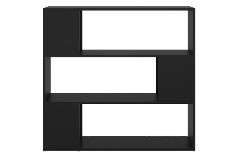 Bokhylla Rumsavdelare svart 100x24x94 cm - Svart - Förvaring - Hyllor - Bokhylla