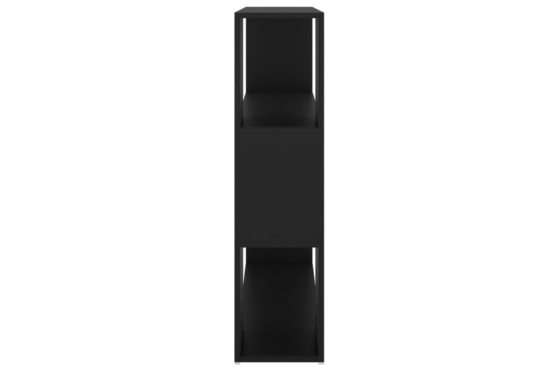 Bokhylla Rumsavdelare svart 100x24x94 cm - Svart - Förvaring - Hyllor - Bokhylla