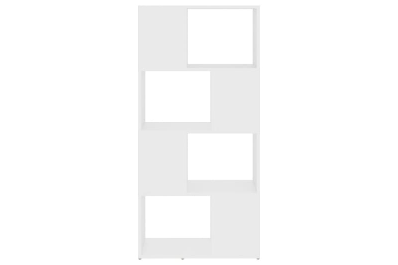 Bokhylla Rumsavdelare vit 60x24x124,5 cm spånskiva - Vit - Förvaring - Hyllor - Bokhylla