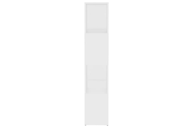 Bokhylla Rumsavdelare vit 60x24x124,5 cm spånskiva - Vit - Förvaring - Hyllor - Bokhylla