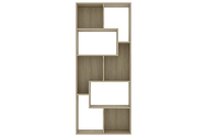 Bokhylla sonoma-ek 67x24x161 cm spånskiva - Brun - Förvaring - Hyllor - Bokhylla