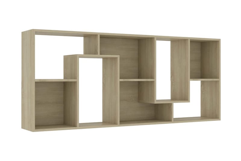 Bokhylla sonoma-ek 67x24x161 cm spånskiva - Brun - Förvaring - Hyllor - Bokhylla