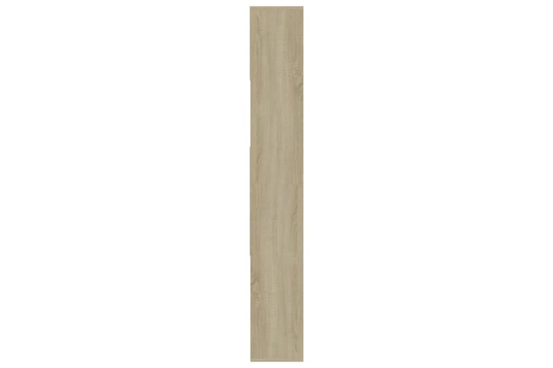 Bokhylla sonoma-ek 67x24x161 cm spånskiva - Brun - Förvaring - Hyllor - Bokhylla