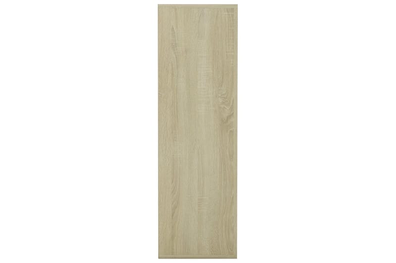 Bokhylla sonoma-ek 98x30x98 cm spånskiva - Brun - Förvaring - Hyllor - Bokhylla