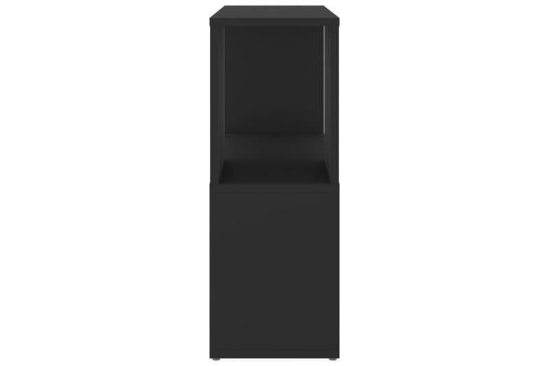 Bokhylla svart 60x24x63 cm spånskiva - Svart - Förvaring - Hyllor - Bokhylla