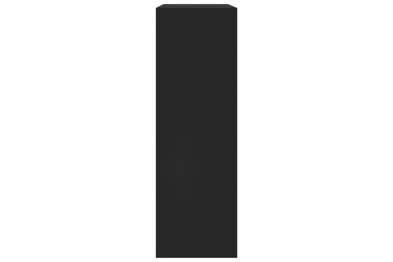 Bokhylla svart 60x24x74,5 cm spånskiva - Svart - Förvaring - Hyllor - Bokhylla