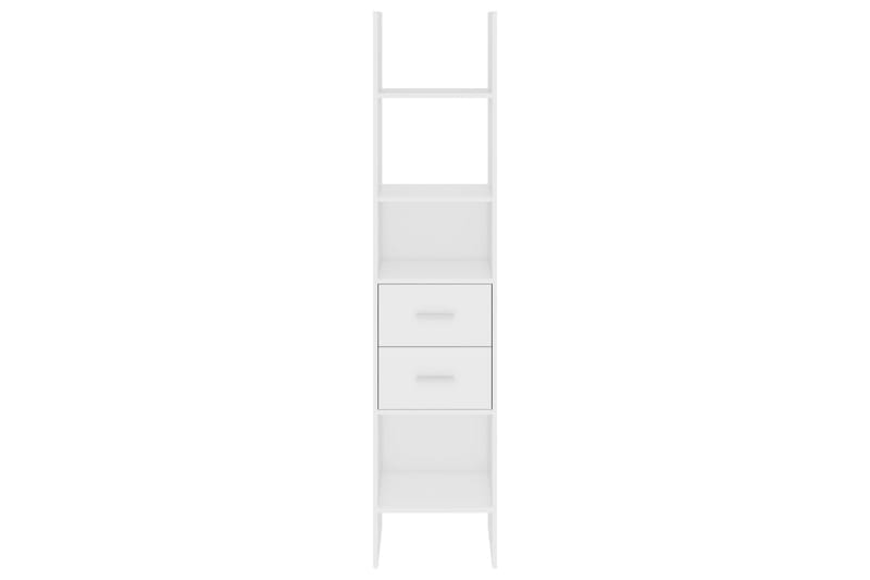 Bokhylla vit 40x35x180 cm spånskiva - Vit - Förvaring - Hyllor - Bokhylla