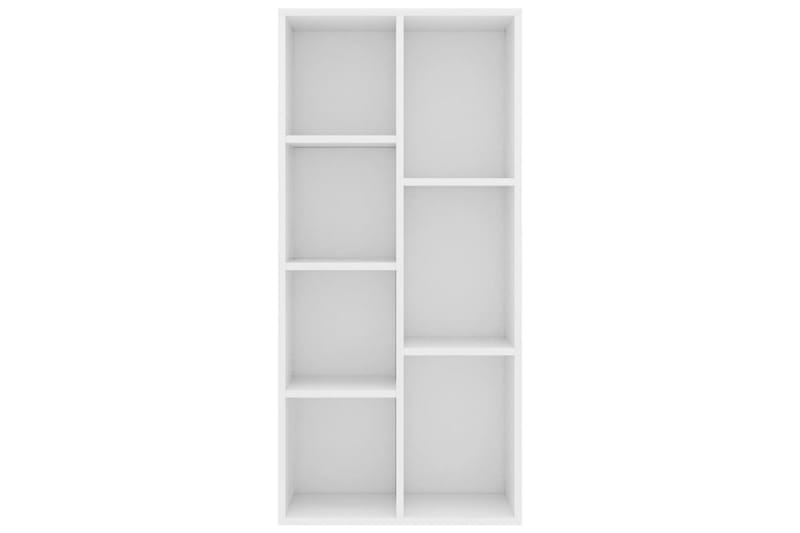 Bokhylla vit 50x25x106 cm spånskiva - Vit - Förvaring - Hyllor - Bokhylla