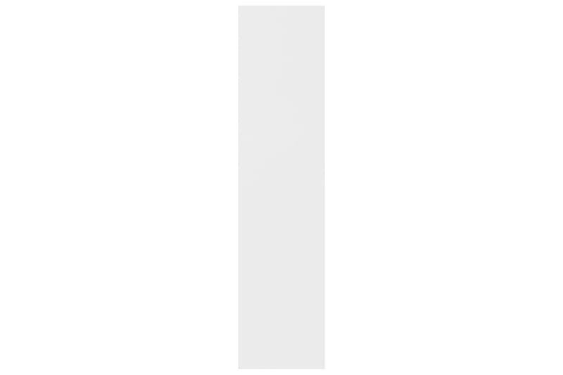 Bokhylla vit 50x25x106 cm spånskiva - Vit - Förvaring - Hyllor - Bokhylla