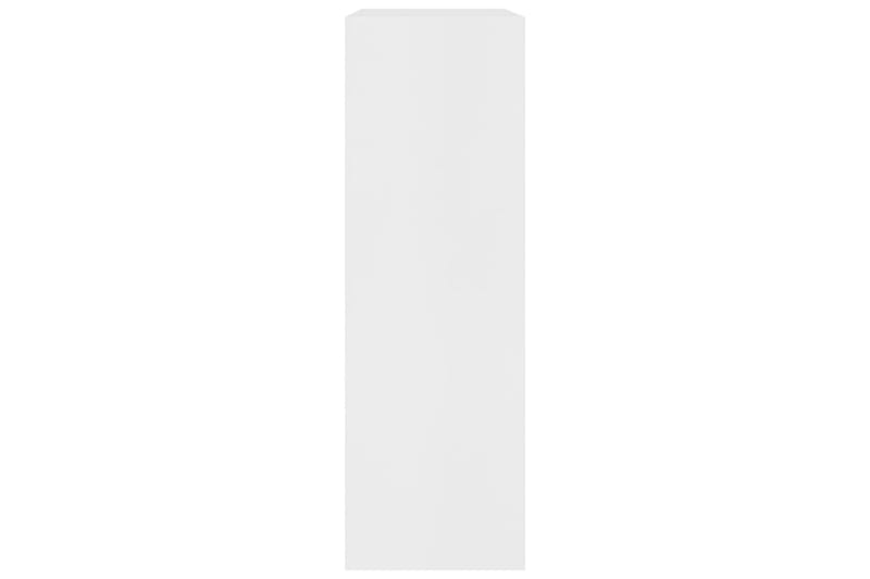 Bokhylla vit 60x24x74,5 cm spånskiva - Vit - Förvaring - Hyllor - Bokhylla