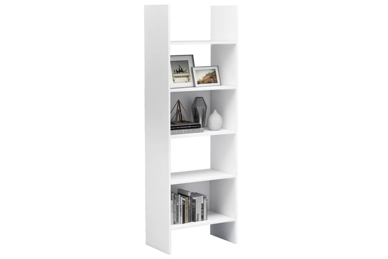 Bokhylla vit 60x35x180 cm spånskiva - Vit - Förvaring - Hyllor - Bokhylla