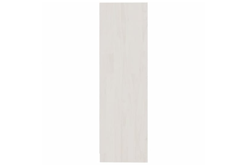 Bokhylla vit 70x33x110 cm massiv furu - Vit - Förvaring - Hyllor - Bokhylla