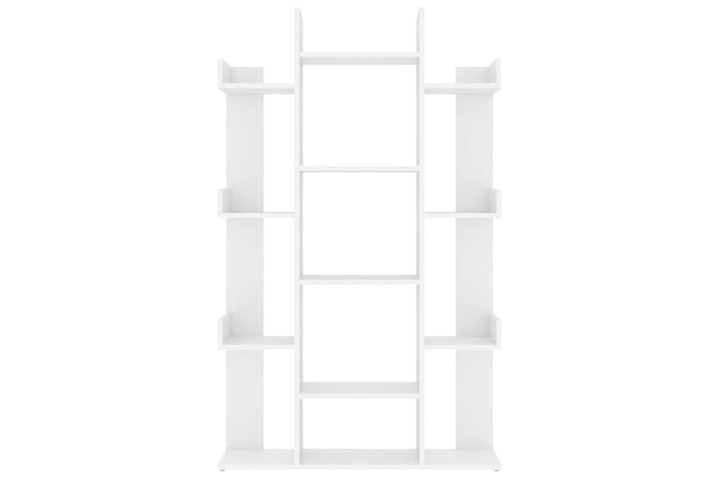 Bokhylla vit 86x25,5x140 cm spånskiva - Vit - Förvaring - Hyllor - Bokhylla