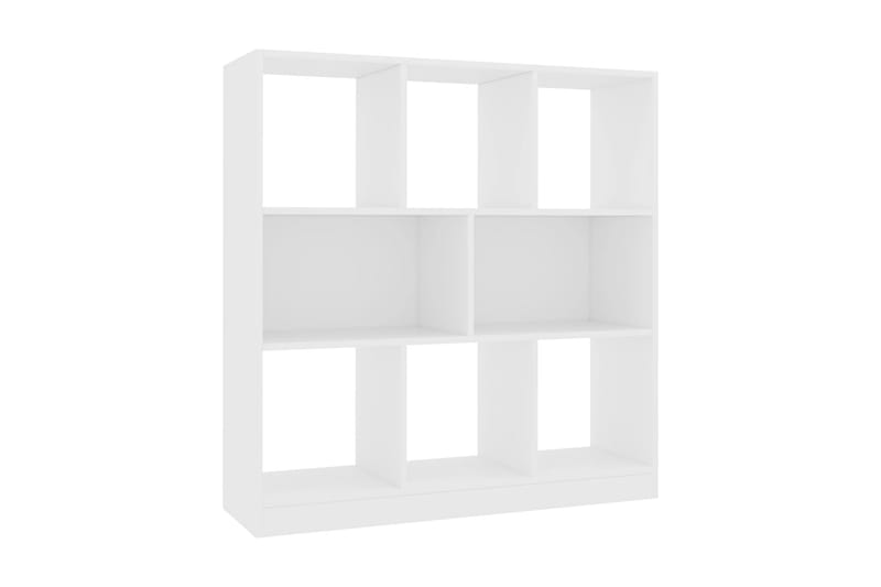 Bokhylla vit 97,5x29,5x100 cm spånskiva - Vit - Förvaring - Hyllor - Bokhylla