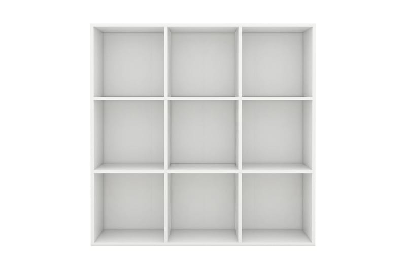 Bokhylla vit 98x30x98 cm spånskiva - Vit - Förvaring - Hyllor - Bokhylla