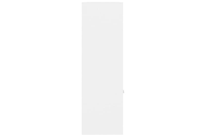Bokhylla vit 98x30x98 cm spånskiva - Vit - Förvaring - Hyllor - Bokhylla