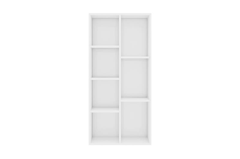Bokhylla vit högglans 50x25x106 cm spånskiva - Vit - Förvaring - Hyllor - Bokhylla