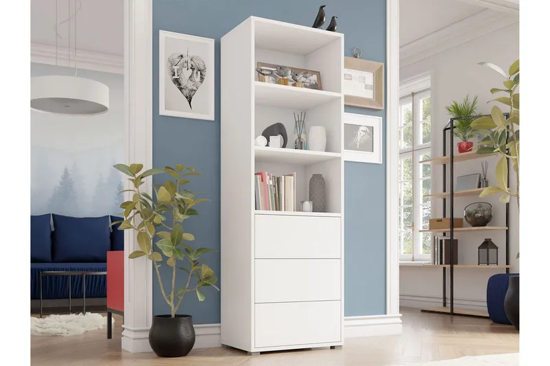 Bokhylla - Vit - Förvaring - Hyllor - Bokhylla