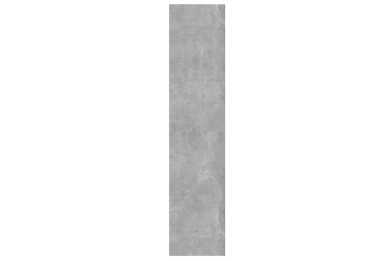 Bokhylla/Rumsavdelare betonggrå 60x30x135 cm konstruerat trä - Grå - Förvaring - Hyllor - Bokhylla