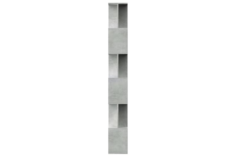 Bokhylla/Rumsavdelare betonggrå 80x24x192 cm spånskiva - Grå - Förvaring - Hyllor - Bokhylla