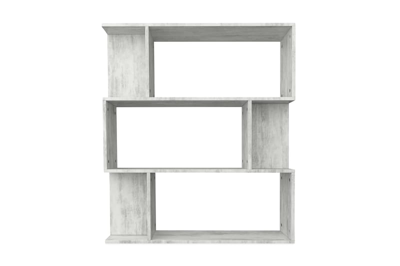 Bokhylla/Rumsavdelare betonggrå 80x24x96 cm spånskiva - Grå - Förvaring - Hyllor - Bokhylla