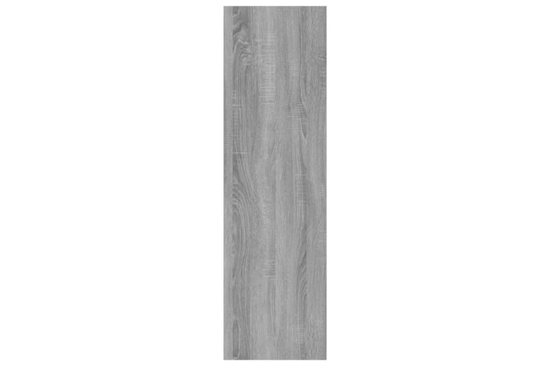 Bokhylla/Rumsavdelare grå sonoma-ek 40x30x103 cm spånskiva - Grå - Förvaring - Hyllor - Bokhylla