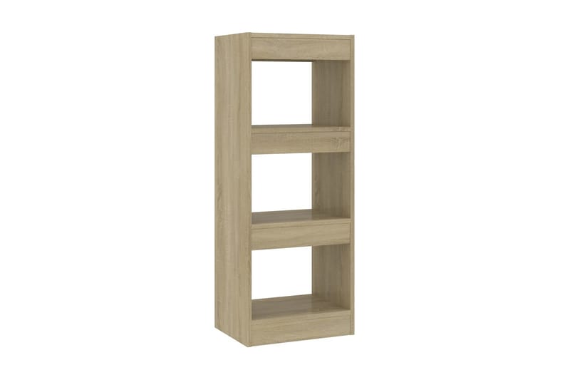 Bokhylla/Rumsavdelare sonoma-ek 40x30x103 cm spånskiva - Brun - Förvaring - Hyllor - Bokhylla