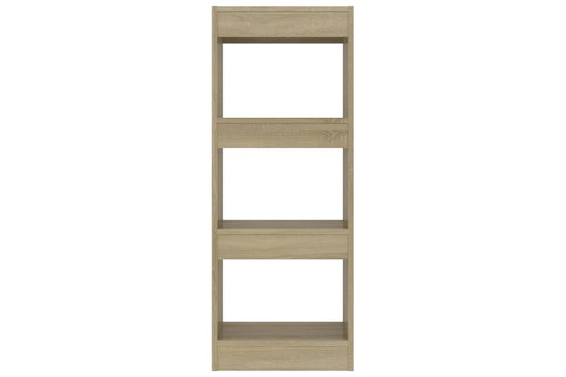 Bokhylla/Rumsavdelare sonoma-ek 40x30x103 cm spånskiva - Brun - Förvaring - Hyllor - Bokhylla
