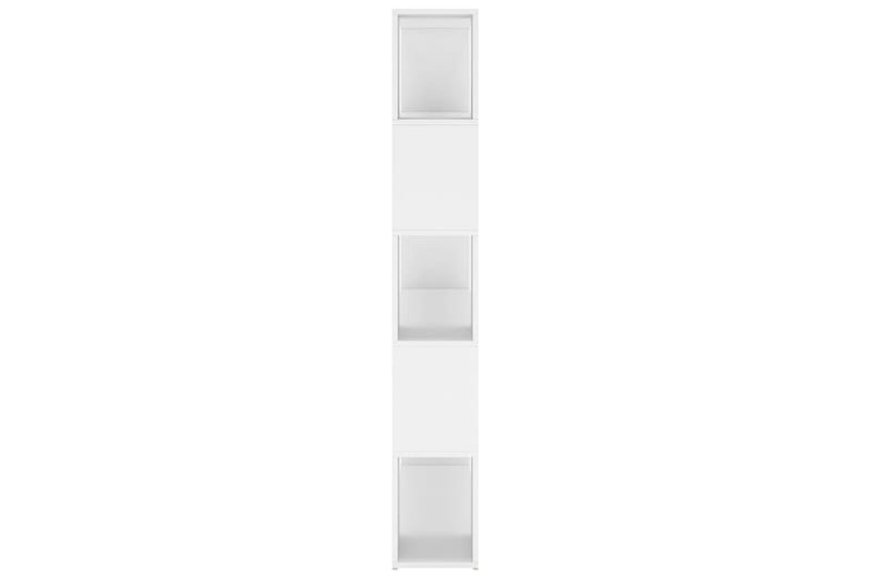Bokhylla/rumsavdelare vit 100x24x155 cm spånskiva - Vit - Förvaring - Hyllor - Bokhylla