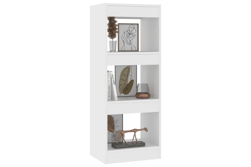 Bokhylla/Rumsavdelare vit 40x30x103 cm spånskiva - Vit - Förvaring - Hyllor - Bokhylla