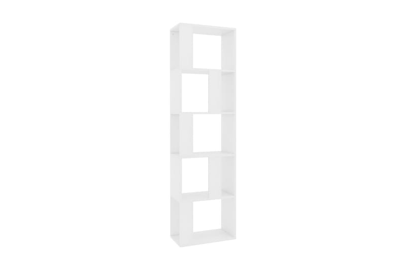 Bokhylla/Rumsavdelare vit 45x24x159 cm spånskiva - Vit - Förvaring - Hyllor - Bokhylla