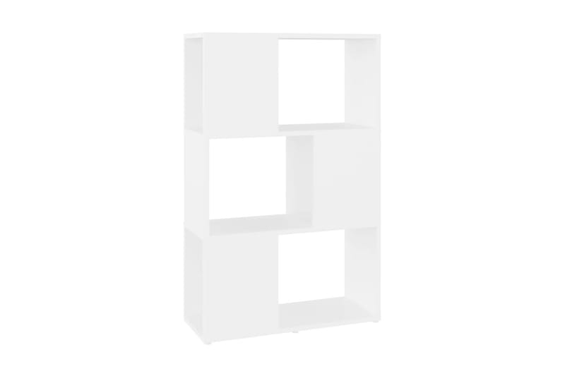 Bokhylla/Rumsavdelare vit 60x24x94 cm spånskiva - Vit - Förvaring - Hyllor - Bokhylla