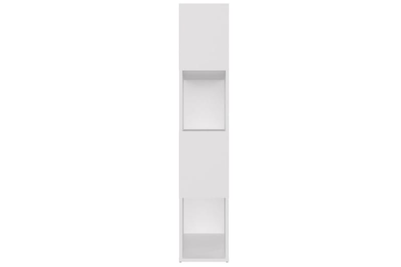 Bokhylla/Rumsavdelare vit 80x24x124,5 cm spånskiva - Vit - Förvaring - Hyllor - Bokhylla