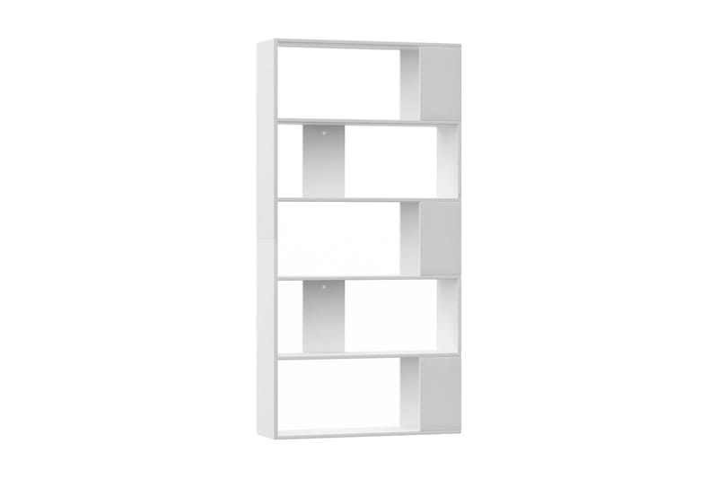 Bokhylla/Rumsavdelare vit 80x24x159 cm spånskiva - Vit - Förvaring - Hyllor - Bokhylla