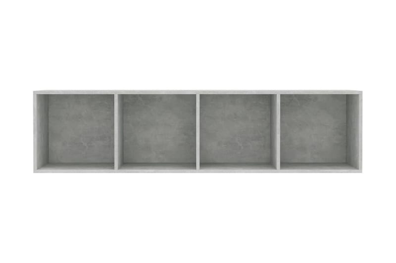 Bokhylla/TV-bänk betonggrå 143x30x36 cm - Grå - Förvaring - Hyllor - Bokhylla