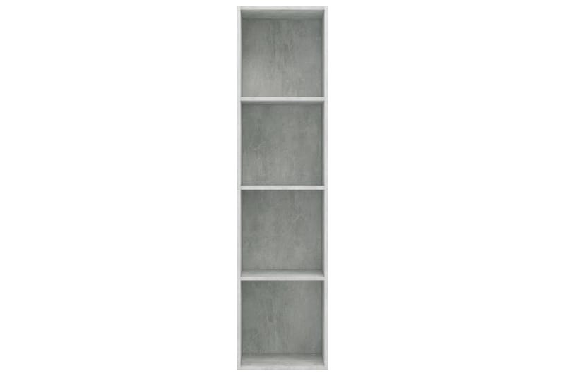 Bokhylla/TV-bänk betonggrå 36x30x143 cm spånskiva - Grå - Förvaring - Hyllor - Bokhylla