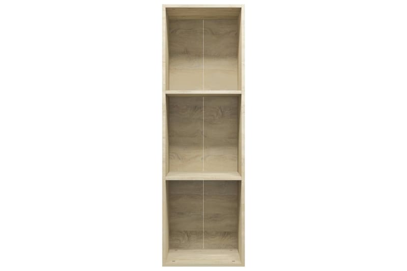 Bokhylla/TV-bänk sonoma-ek 36x30x114 cm spånskiva - Brun - Förvaring - Hyllor - Bokhylla