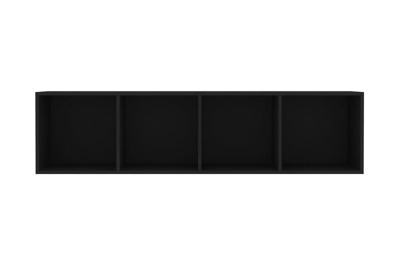 Bokhylla/TV-bänk svart 143x30x36 cm - Svart - Förvaring - Hyllor - Bokhylla