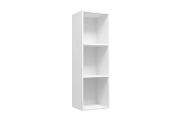 Bokhylla/TV-bänk vit 36x30x114 cm spånskiva