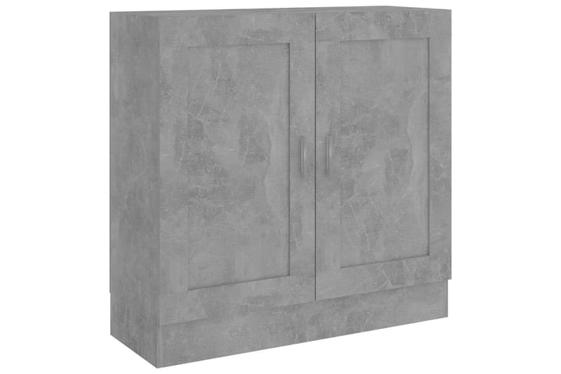 Bokskåp betonggrå 82,5x30,5x80 cm spånskiva - Grå - Förvaring - Hyllor - Bokhylla