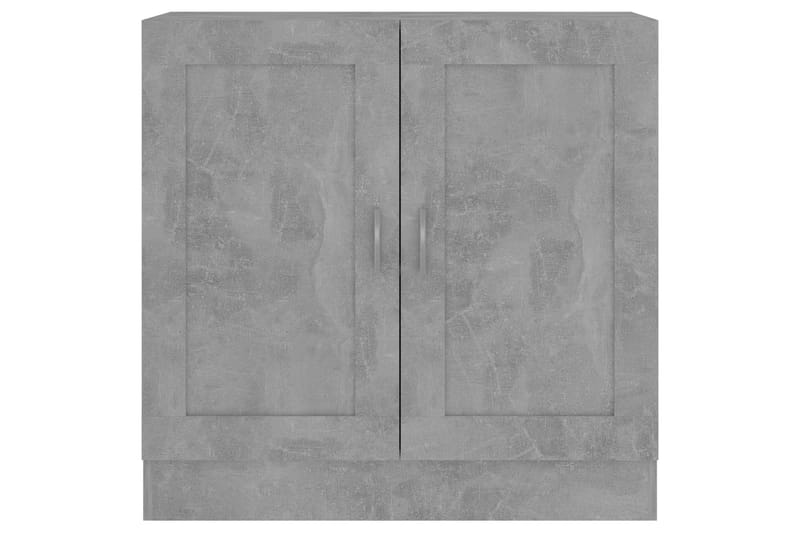 Bokskåp betonggrå 82,5x30,5x80 cm spånskiva - Grå - Förvaring - Hyllor - Bokhylla