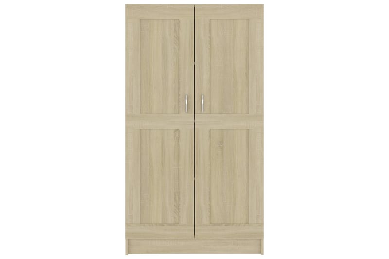 Bokskåp sonoma-ek 82,5x30,5x150 cm spånskiva - Brun - Förvaring - Hyllor - Bokhylla