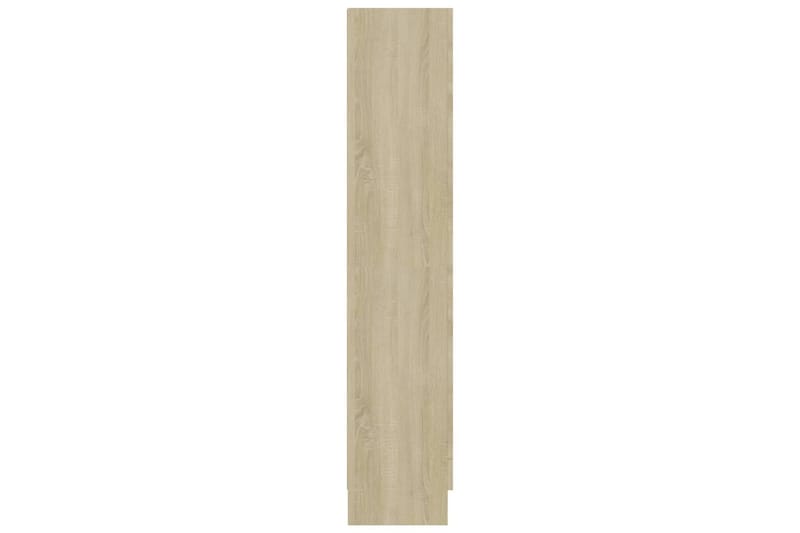Bokskåp sonoma-ek 82,5x30,5x150 cm spånskiva - Brun - Förvaring - Hyllor - Bokhylla