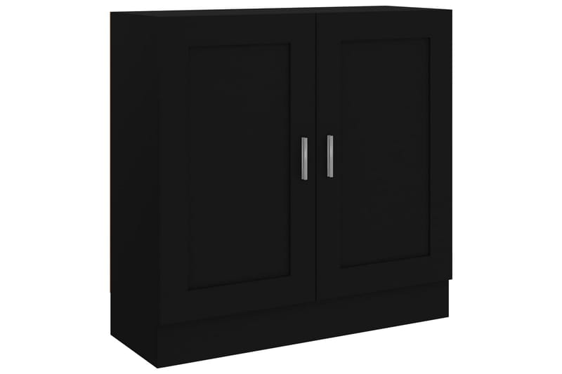 Bokskåp svart 82,5x30,5x80 cm spånskiva - Svart - Förvaring - Hyllor - Bokhylla