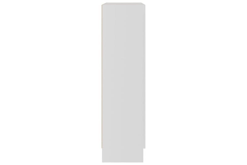Bokskåp vit 82,5x30,5x115 cm spånskiva - Vit - Förvaring - Hyllor - Bokhylla